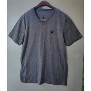 Beverly Hills Polo Club Grey Men's Sz M V Neck T-shirt